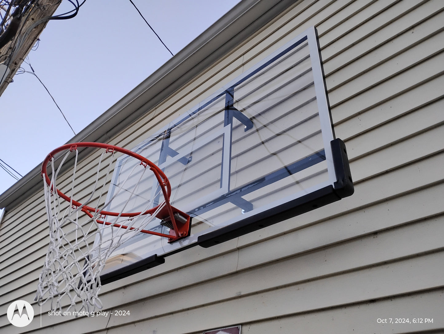 Wall Mounted 60" Fixed Backboard System